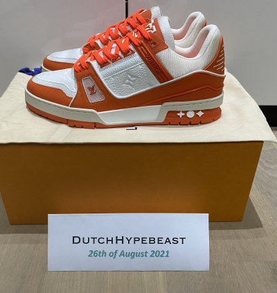 Lv Trainer Sneakers By Virgil Abloh - Uk6 Us7 Eu40 5
