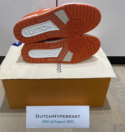 Lv Trainer Sneakers By Virgil Abloh - Uk6 Us7 Eu40 5