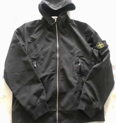 40927 Stone Island Lightweight Soft Shell- Hooded Jacket