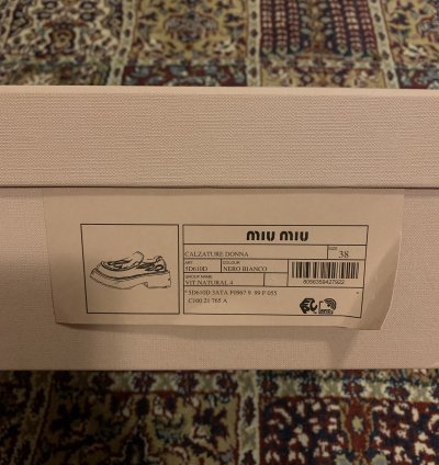 Miu Miu Flame Leather Loafers