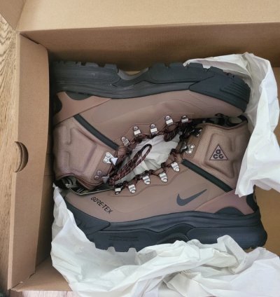 Nike Acg Air Zoom Gaiadome Gore-tex Trails End Brown