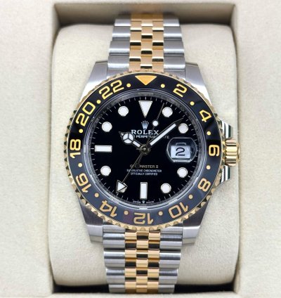 Rolex Gmt-master Ii New 2025 Gmt-master Ii 40mm 126713grnr Two-tone Jubilee Black Dial