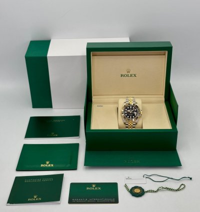 Rolex Gmt-master Ii New 2025 Gmt-master Ii 40mm 126713grnr Two-tone Jubilee Black Dial