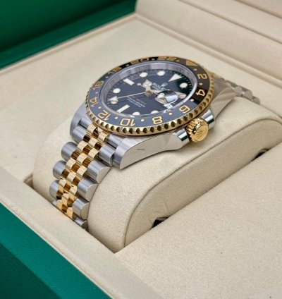 Rolex Gmt-master Ii New 2025 Gmt-master Ii 40mm 126713grnr Two-tone Jubilee Black Dial