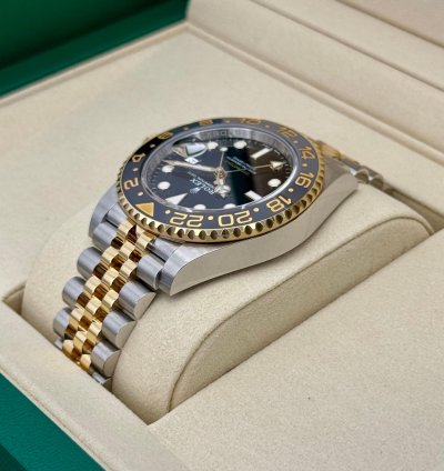 Rolex Gmt-master Ii New 2025 Gmt-master Ii 40mm 126713grnr Two-tone Jubilee Black Dial
