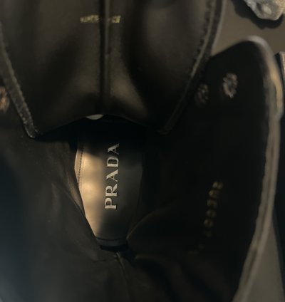 Monolith Leather And Nylon Fabric Boots