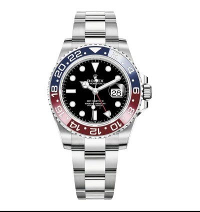 Rolex Gmt-master Ii New 2025 Pepsi Blue Red Ceramic Bezel Stainless Steel Oyster Bracelet