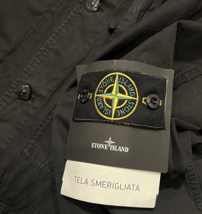 750 Stone Island Canvas 3 Pocket Tela Smerigliata Jacket