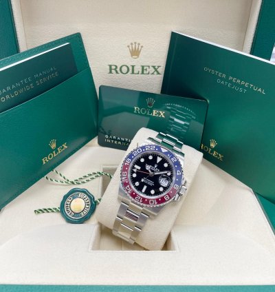 Rolex Gmt-master Ii New Gmt-master Ii 126710blro Pepsi Oyster Bracelet 40mm Stainless Steel