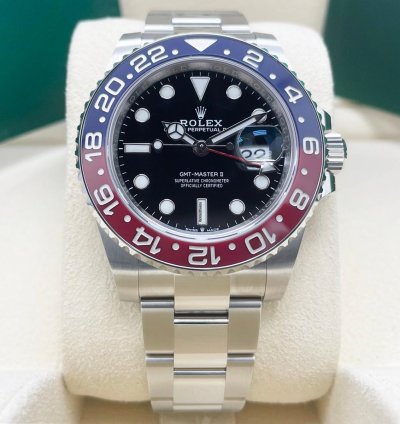 Rolex Gmt-master Ii New Gmt-master Ii 126710blro Pepsi Oyster Bracelet 40mm Stainless Steel
