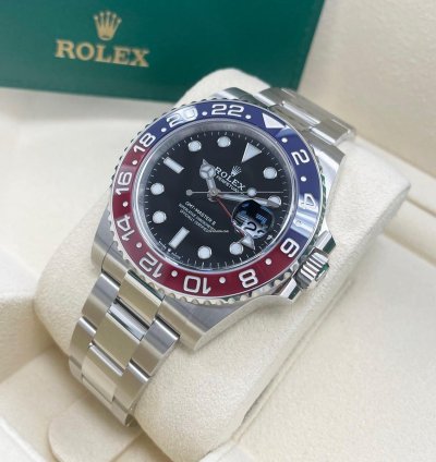 Rolex Gmt-master Ii New Gmt-master Ii 126710blro Pepsi Oyster Bracelet 40mm Stainless Steel