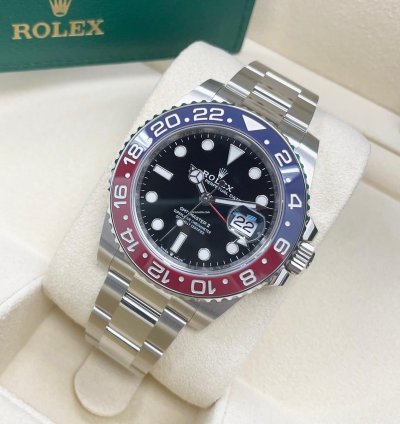 Rolex Gmt-master Ii New Gmt-master Ii 126710blro Pepsi Oyster Bracelet 40mm Stainless Steel