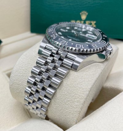 Rolex Gmt-master Ii New Gmt-master Ii 126710grnr Black Bruce Wayne Stainless Steel Jubilee Bracelet 2024