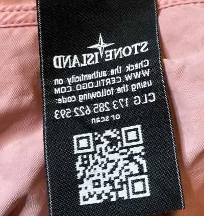 825 Stone Island Light Pink Down Stretch Nylon Jacket Nwt