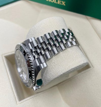 Rolex Gmt-master Ii New Gmt-master Ii 126710grnr Black Bruce Wayne Stainless Steel Jubilee Bracelet 2024