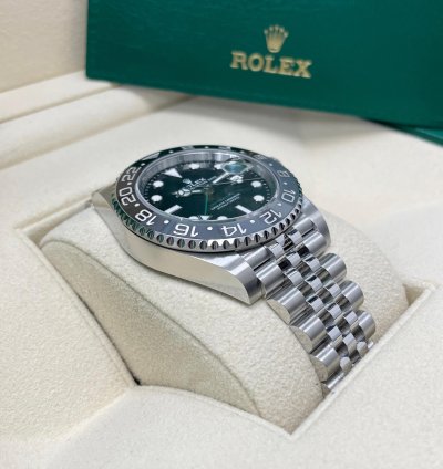 Rolex Gmt-master Ii New Gmt-master Ii 126710grnr Black Bruce Wayne Stainless Steel Jubilee Bracelet 2024