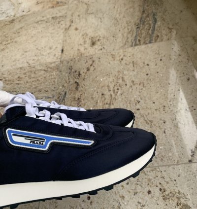 Navy Low Top Trainer