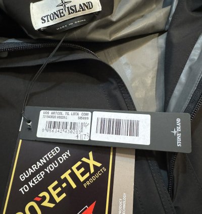 850 Stone Island Gore Tex Paclite Jacket Si Light Jacket