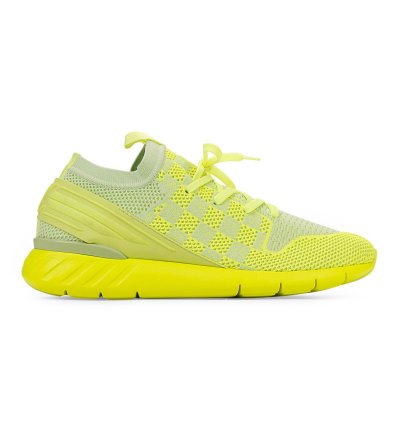 Neon Yellow Fastlane Lace Up Sneakers Size 9 42