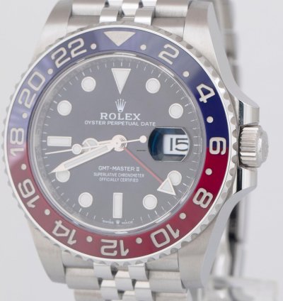Rolex Gmt-master Ii New Old Stock Papers Rolex Gmt-master Ii 126710 Blro 40mm Pepsi Jubilee Box