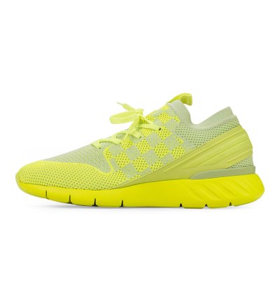 Neon Yellow Fastlane Lace Up Sneakers Size 9 42