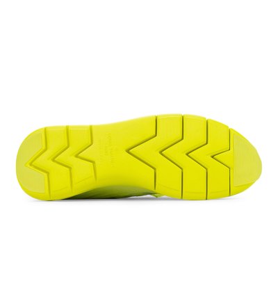 Neon Yellow Fastlane Lace Up Sneakers Size 9 42