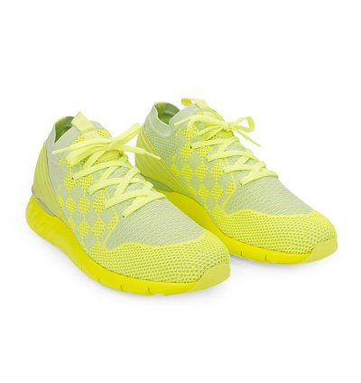 Neon Yellow Fastlane Lace Up Sneakers Size 9 42