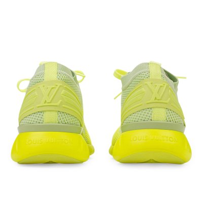 Neon Yellow Fastlane Lace Up Sneakers Size 9 42