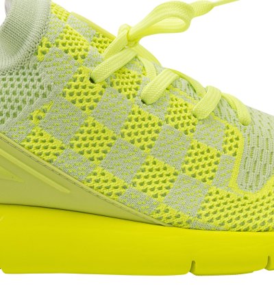 Neon Yellow Fastlane Lace Up Sneakers Size 9 42