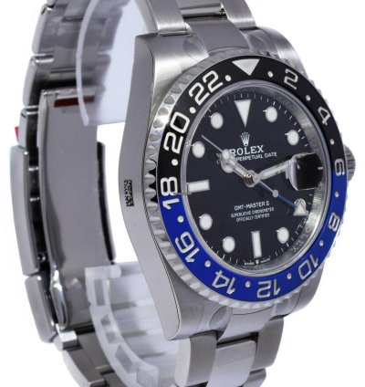 Rolex Gmt-master Ii New Rolex Gmt-master Ii Black Blue Mens Ceramic Oyster Steel 22 126710