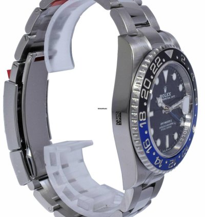 Rolex Gmt-master Ii New Rolex Gmt-master Ii Black Blue Mens Ceramic Oyster Steel 22 126710