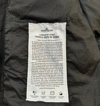900 Stone Island Crinkle Reps Down Gilet Stone Island Vest