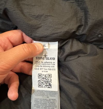900 Stone Island Crinkle Reps Down Gilet Stone Island Vest