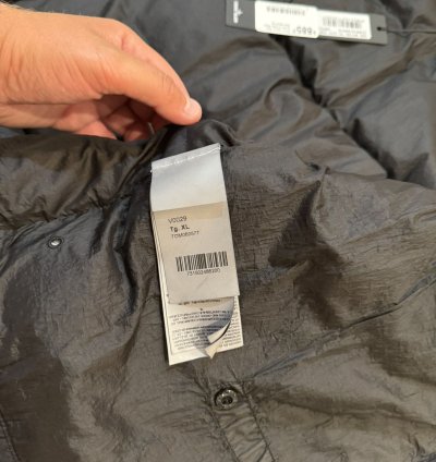 900 Stone Island Crinkle Reps Down Gilet Stone Island Vest