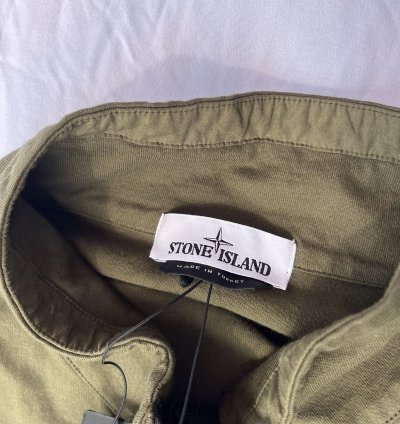 Army Green Stone Island Work Style Jacket