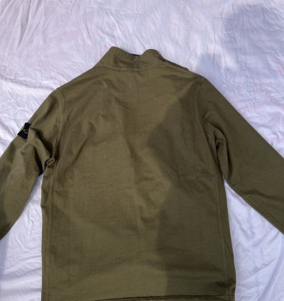 Army Green Stone Island Work Style Jacket