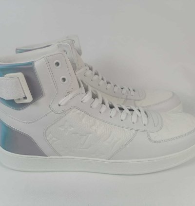 New Authentic Louis Vuitton Rivoli Sneaker Boot Monogram