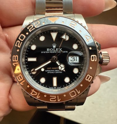 Rolex Gmt-master Ii Oyster 40mm Oystersteel And Everose Gold 2025 Unworn