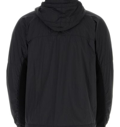 Black Stretch Nylon Jacket