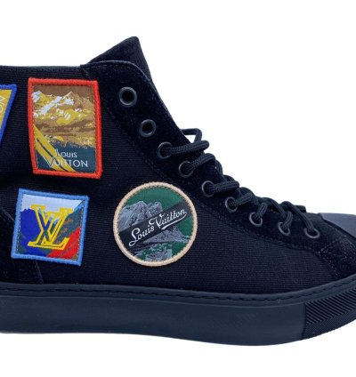 New Authentic Louis Vuitton Tattoo Sneaker Boot Alpes