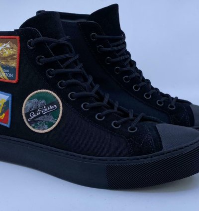 New Authentic Louis Vuitton Tattoo Sneaker Boot Alpes