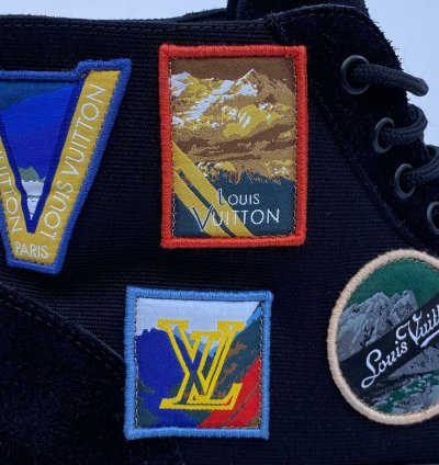 New Authentic Louis Vuitton Tattoo Sneaker Boot Alpes