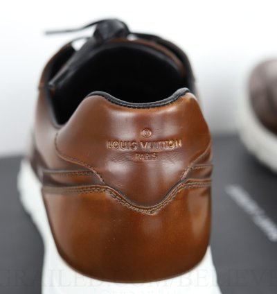 New Brown Leather Sneakers