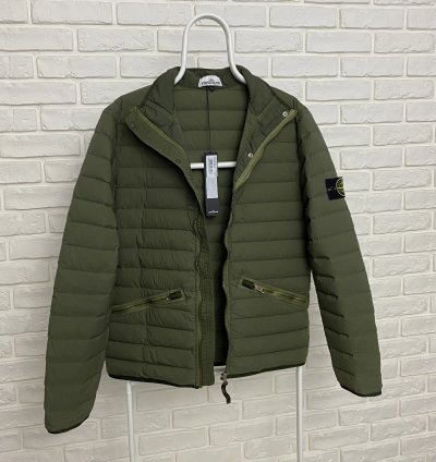 Bnwt Stone Island Down Jacket Loom Woven Chambers Nylon