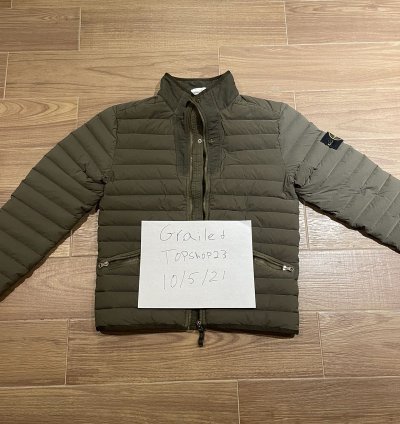 Bnwt Stone Island Down Jacket Loom Woven Chambers Nylon