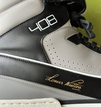 New Louis Vuitton Lv Trainer Sneaker Boot High 13 Uk