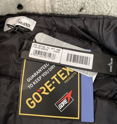 Bnwt Stone Island Gore-tex Primaloft Sheepskin Shearing