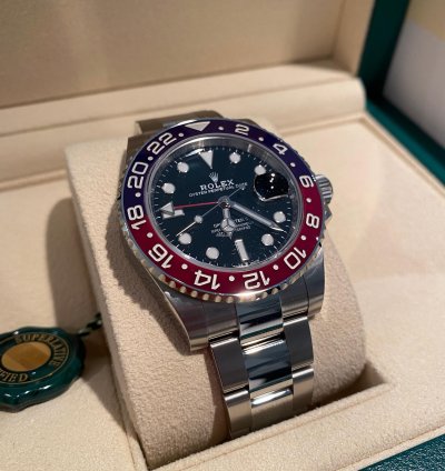 Rolex Gmt-master Ii Pepsi - Full Set - 10 2021 - Bracciale Oyster