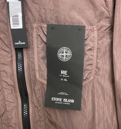 Bnwt Stone Island Nylon Metal Zip Overshirt Jacket Size Xl