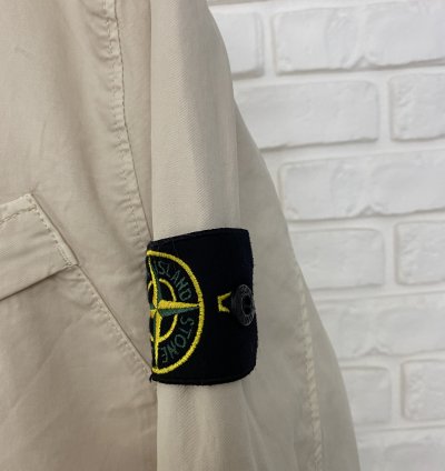 Bnwt Stone Island Stretch Twill Garment Dyed Shirt Jacket